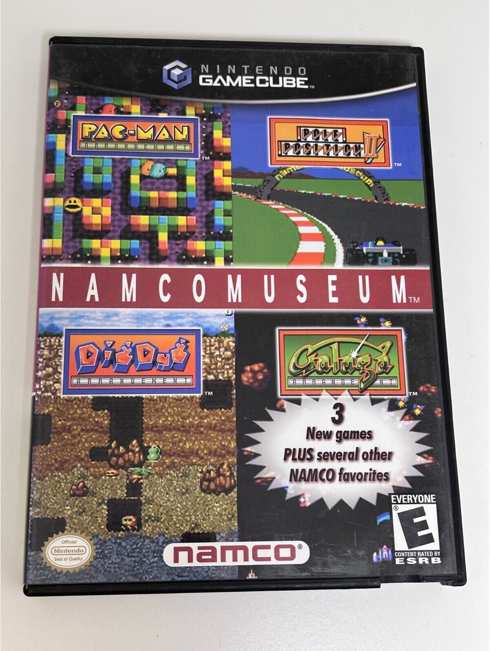 NAMCO Museum (Nintendo GameCube, 2002) – Complete with Case and Manual – Pac-Man